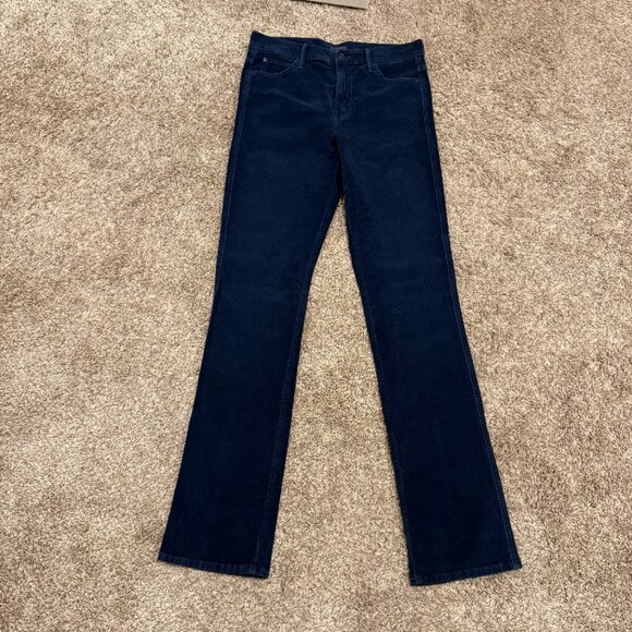 MOTHER High Waisted Navy Rascal Someone Else's Fairytale Corduroy Pants Size 29 - Picture 2 of 8